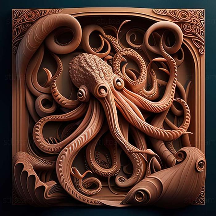 3D model Callistoctopus (STL)